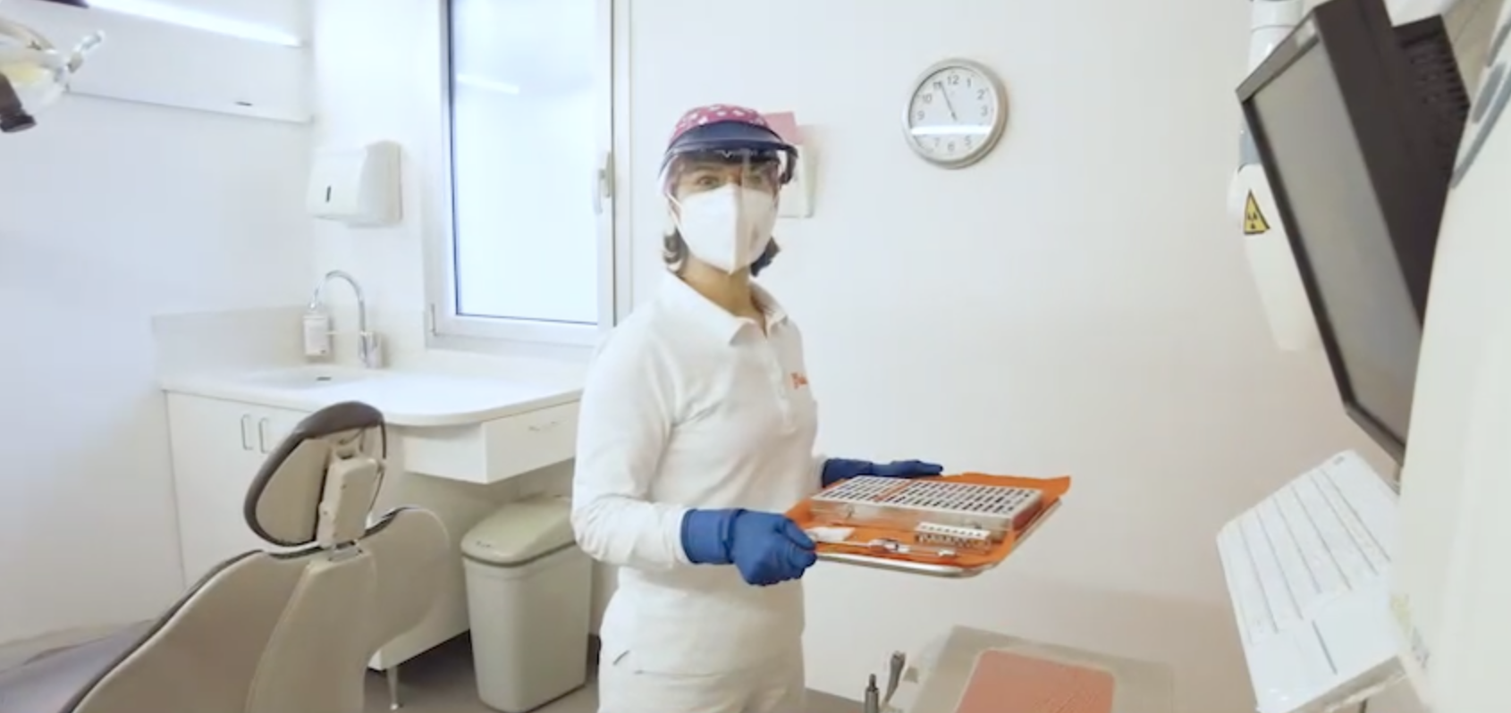 processo di sterilizzazione - studio dentistico Orange Pordenone