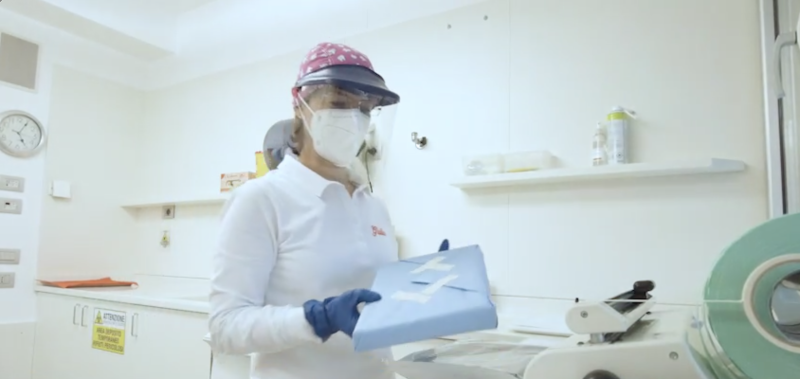 processo di sterilizzazione - studio dentistico Orange Pordenone