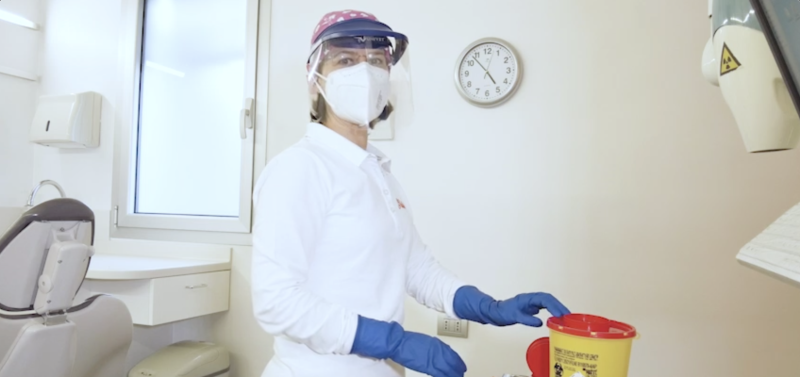 processo di sterilizzazione - studio dentistico Orange Pordenone